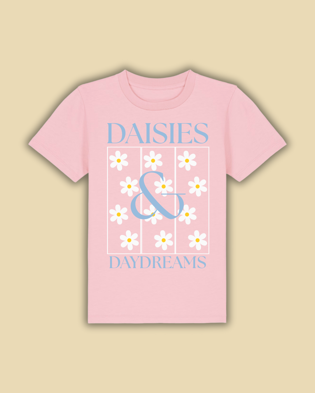 Daisies and Daydreams - Little Gardeners - Kids T-Shirt - Pink