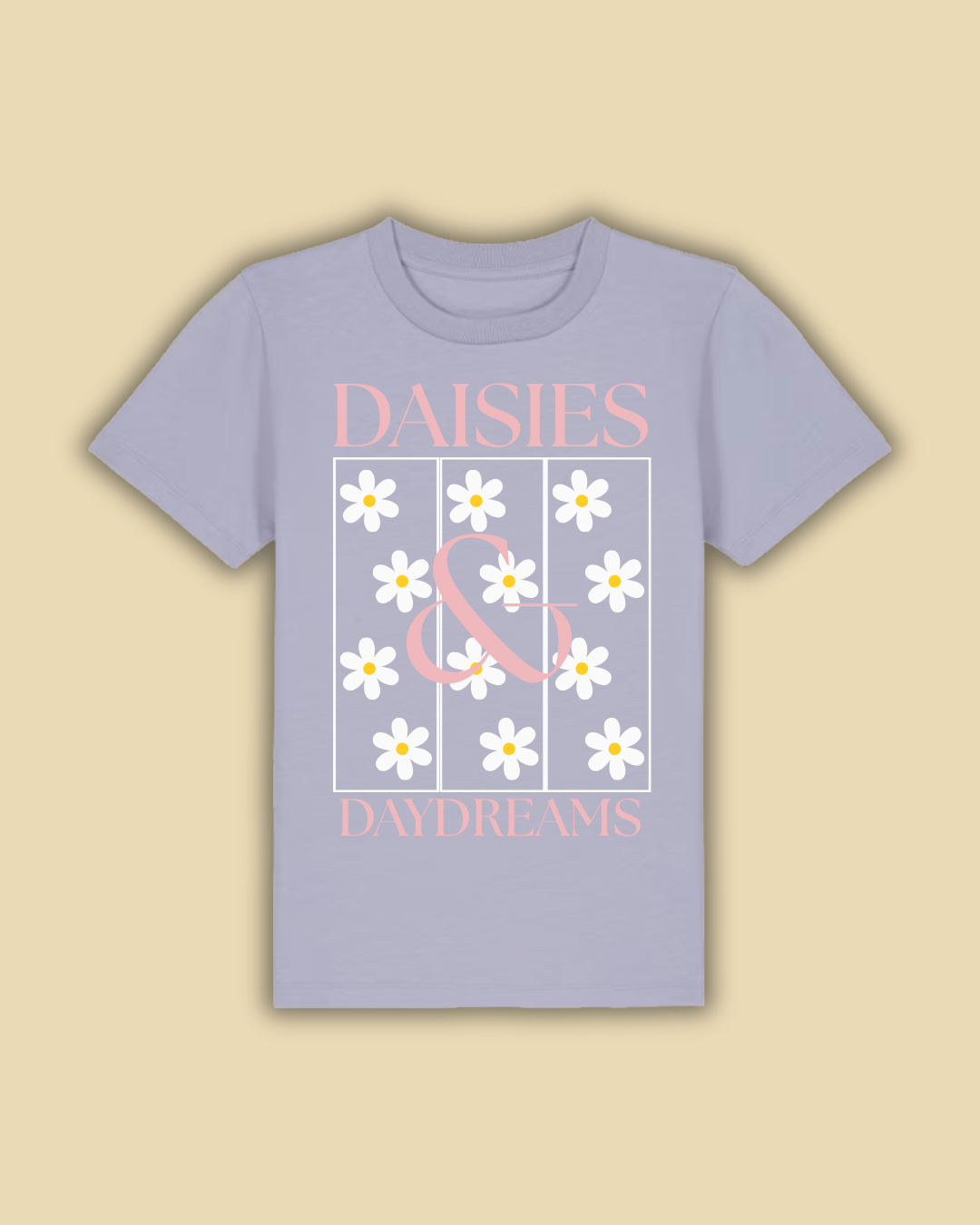 Daisies and Daydreams - Little Gardeners - Kids T-Shirt - Lavender