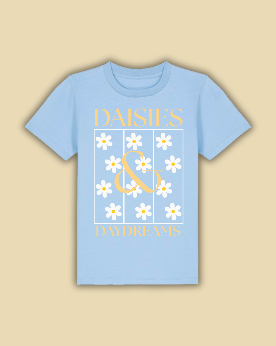 Daisies and Daydreams - Little Gardeners - Kids T-Shirt - Blue