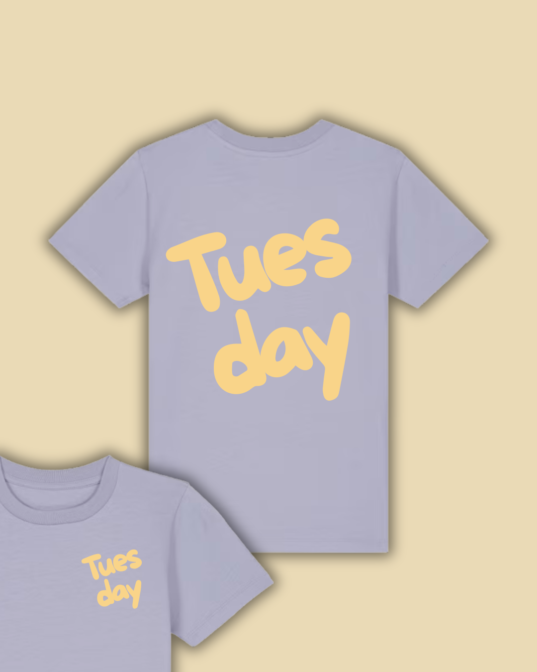 Tuesday T-Shirt - Kids Tee - Lavender