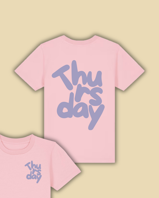 Thursday T-Shirt - Kids Tee - Pink