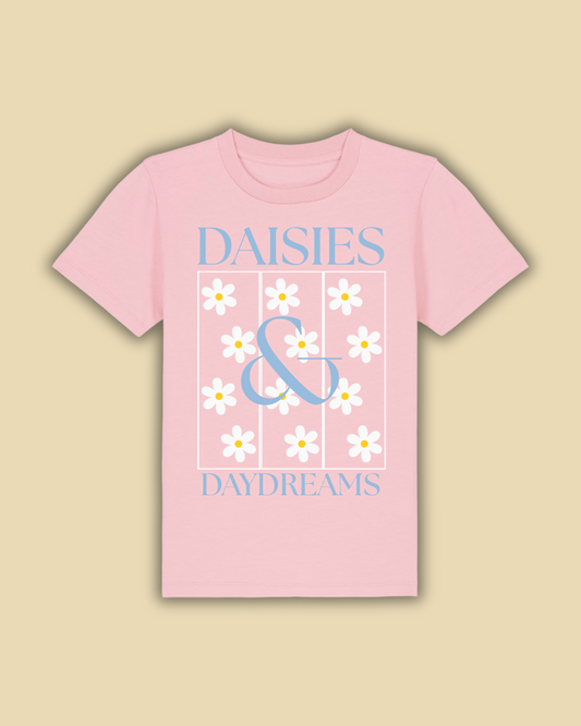 Daisies and Daydreams - Little Gardeners - Kids T-Shirt - Pink