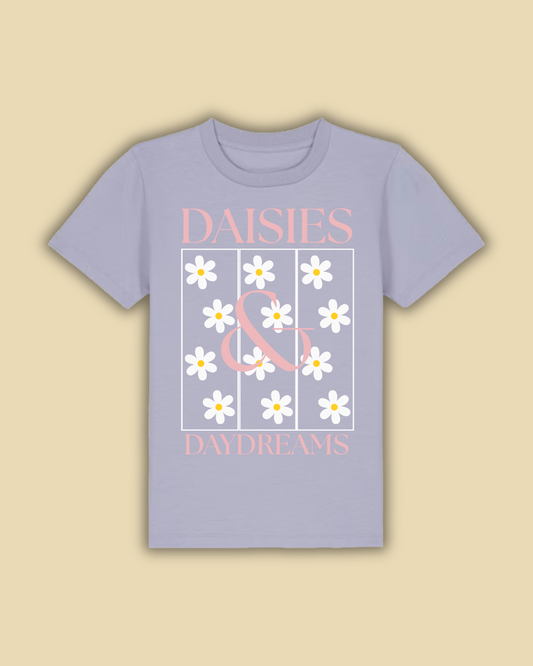 Daisies and Daydreams - Little Gardeners - Kids T-Shirt - Lavender