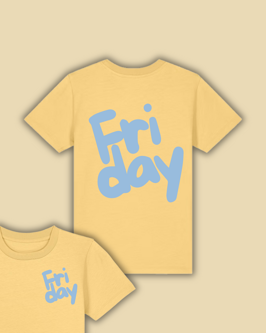 Friday T-Shirt - Kids Tee - Yellow