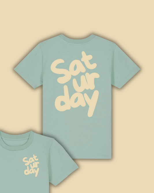 Saturday T-Shirt - Kids Tee - Aloe